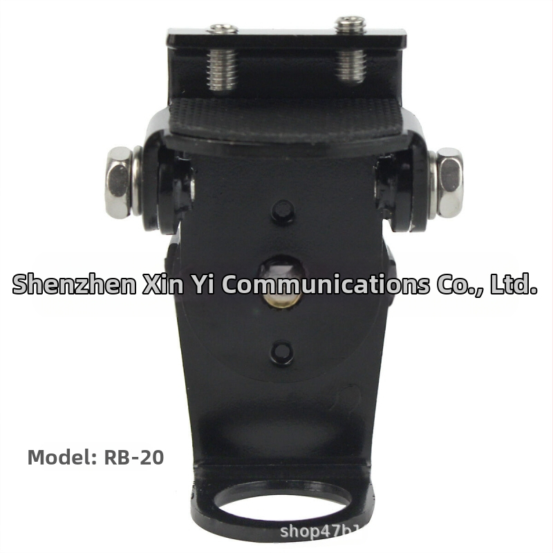 RB-20 неръждаема стомана мини клип за монтаж на автомобилна CB антена, база против изпускане, модел RB-20, импеданс 14 Ω, обхват до 1,5 км