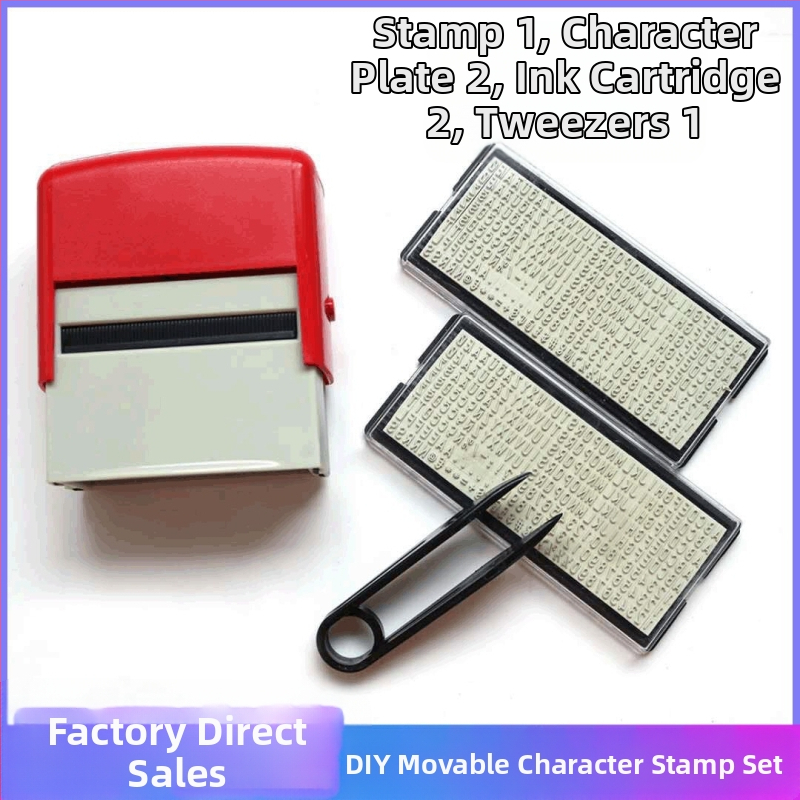 Z840 sada pohyblivých znakov pre tlač kódov; plast; návrat atramentu; anglické písmená s dvojitou doskou