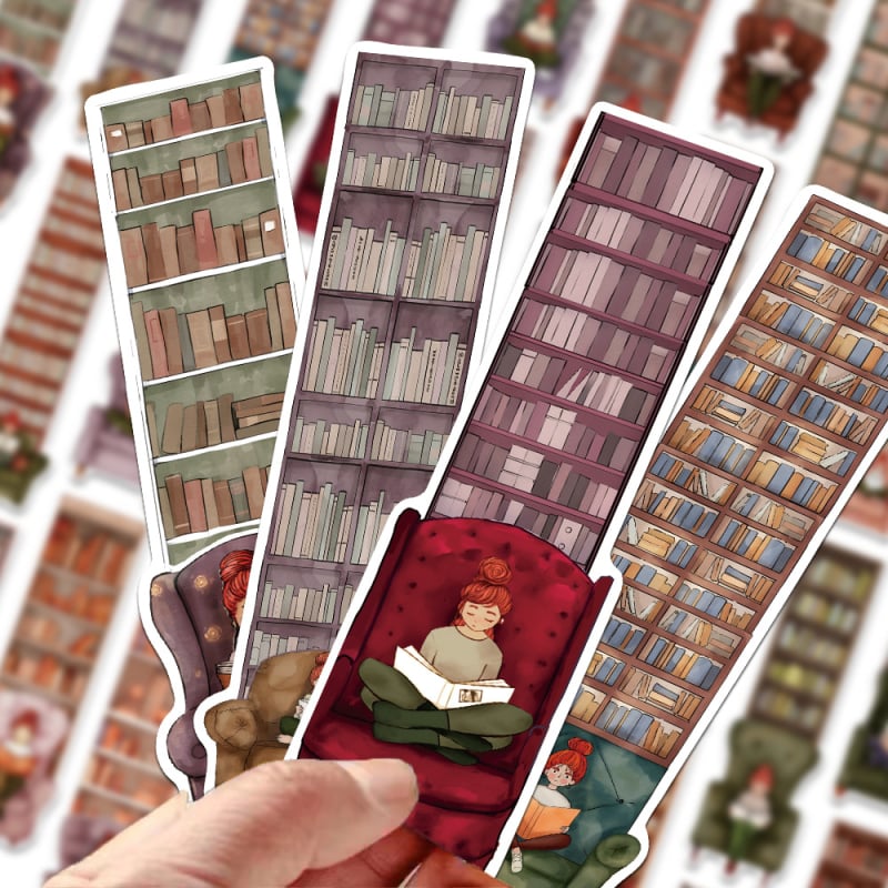 Knygų žymeklių rinkinys, 30 vnt popierius mielas stilius rankų darbas Shi Le