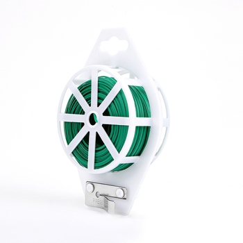 Σετ κηπουρικής οικιακής χρήσης με σύρμα από σίδηρο επενδυμένο με πλαστικό για δέσιμο φυτών