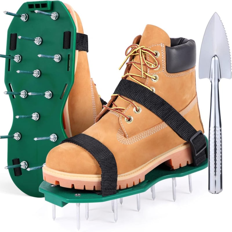 Bateliai žolės aeravimui su dygliu – plastikas, 980 g, prekė Other, taikymo sritis TL120003-bz