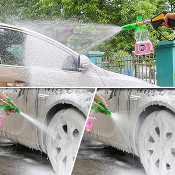 Augsta spiediena automašīnas putas smidzinātājs ar alumīnija pistoles galvu un rokturi – 276 bar / 4000 psi, izsmidzināšanas attālums 2, piemērots auto mazgāšanai un augstspiediena mazgāšanai