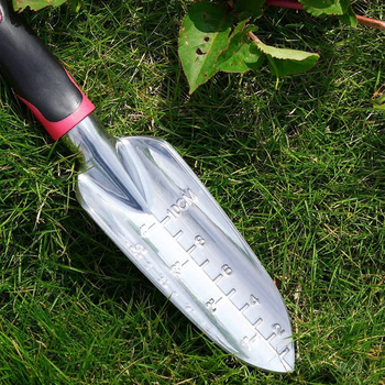 Τριμελές σετ εργαλείων κήπου από κράμα αλουμινίου — φτυάρι, κλαδευτήρια και άλλα εργαλεία κήπου