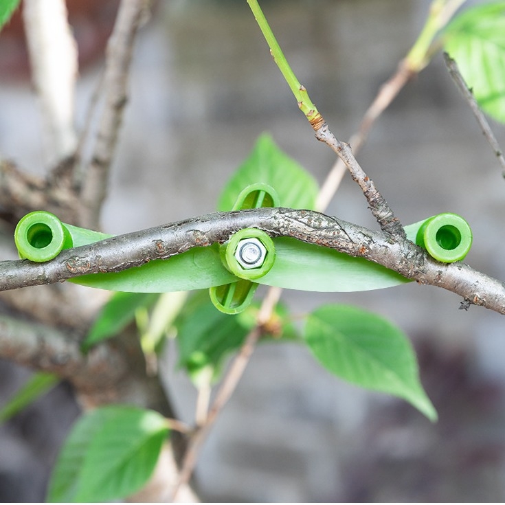 metszőolló bonsai-formázó eszközzel, ágak kiegyenesítésére, műanyag kivitel
