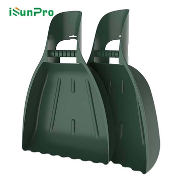 Isunpro trumpų lapų grėblių sode — daugiadiscipliniai sodo grėbliai su lapų klipu