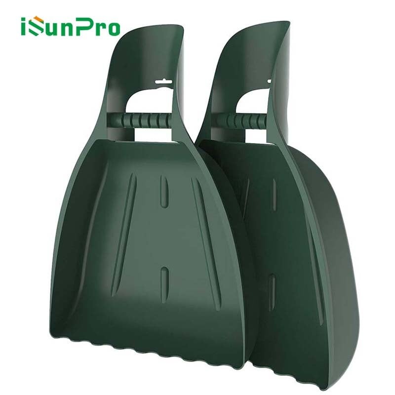 Isunpro trumpų lapų grėblių sode — daugiadiscipliniai sodo grėbliai su lapų klipu