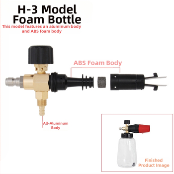 Augstas spiediena putas pistole ar sakausējuma galvu un sakausējuma rokturiem, spiediens 120 bar, izsmidzināšanas attālums 10 m, svars 0,4 kg