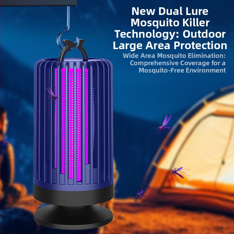 Лампа за комари с електрошок и ултравиолетова лампа за вътрешна употреба, подходяща за 11–20 м², атмосферна лампа