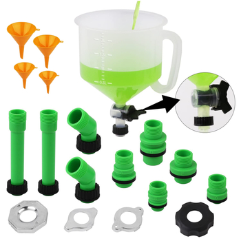 Σετ 15 χωνιών με βαλβίδα για κινητήρα αυτοκινήτου, χωνιά ψυκτικού/αντιψυκτικού