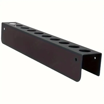 Θήκη βουρτσών λεπτομερειών αυτοκινήτου, εγκατάσταση στον τοίχο, πολυλειτουργικός οργανωτής, από ανθρακούχο ατσάλι, απλός μοντέρνος σχεδιασμός, 1 επίπεδο