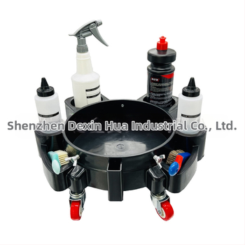 De Xin Hao пластмасова основа за кофа за миене на автомобили с универсални въртящи се колела