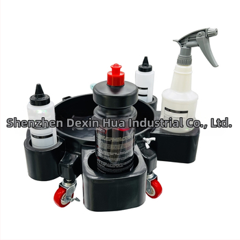 De Xin Hao πλαστική βάση κάδου πλυσίματος αυτοκινήτου με παγκόσμιους περιστρεφόμενους τροχούς