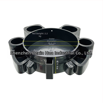 De Xin Hao πλαστική βάση κάδου πλυσίματος αυτοκινήτου με παγκόσμιους περιστρεφόμενους τροχούς