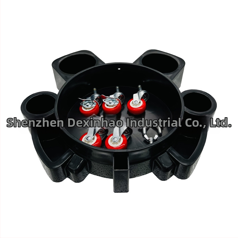 De Xin Hao пластмасова основа за кофа за миене на автомобили с универсални въртящи се колела