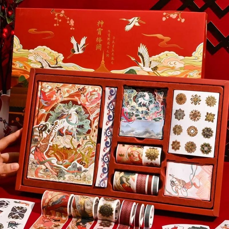 Tongtai notesz — kreatív, trendi stílus; PU borító, ragasztott kötés, papír: nyers fa cellulóz, 200 oldal