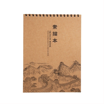 Бележник с корица от крафт хартия, Dowling хартия, 100 g хартия, 80 листа, стил японски и корейски мил