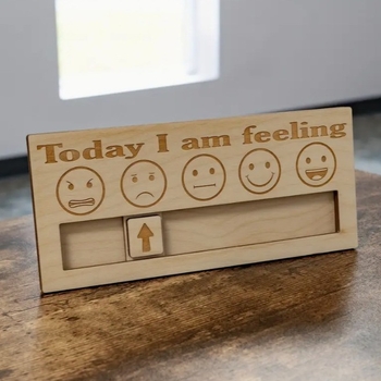 Ξύλινο διακοσμητικό επιτραπέζιο για προσωπική έκφραση – χαριτωμένο σχέδιο, κατάλληλο δώρο για γενέθλια ή εγκαινιάσεις σπιτιού