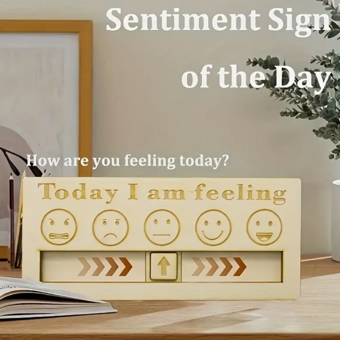 Fából készült asztali dekoráció személyes kifejezésre – aranyos dizájn, ajándék születésnapra vagy új otthonba költözéshez