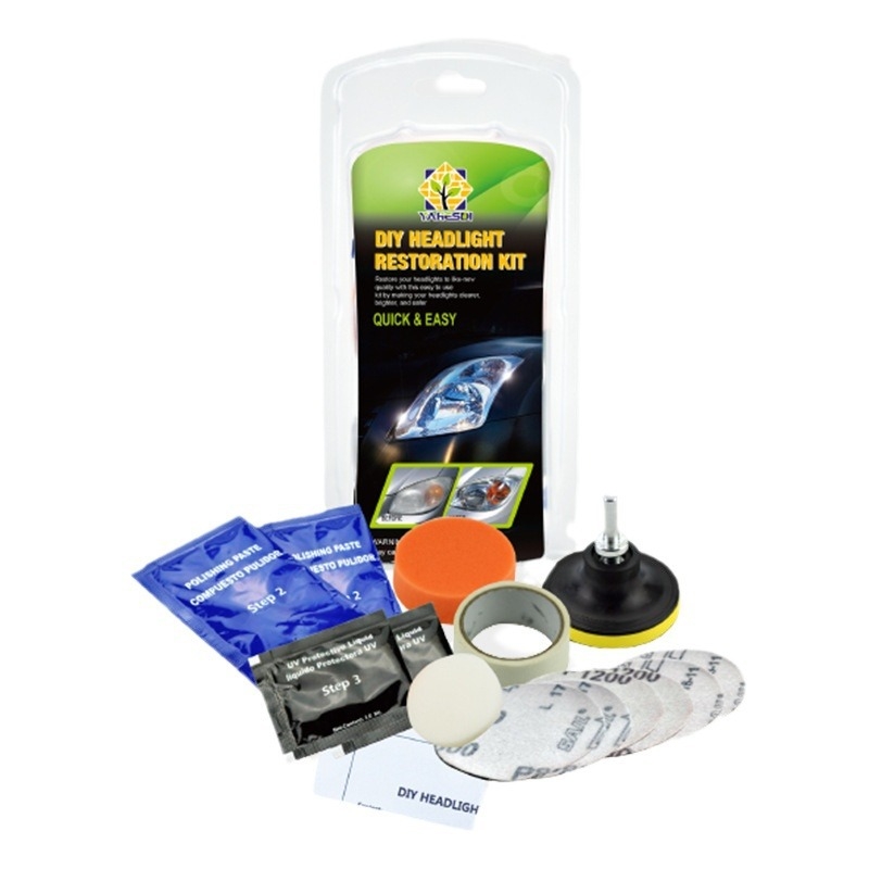 Automobilu lukturu pulēšanas un remonta komplekts, modelis YH001DDA1, pielāgota apstrāde pieejama, izcelsme Šanhaja