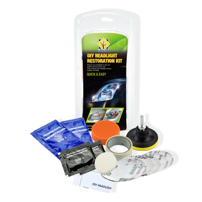 Automobilu lukturu pulēšanas un remonta komplekts, modelis YH001DDA1, pielāgota apstrāde pieejama, izcelsme Šanhaja