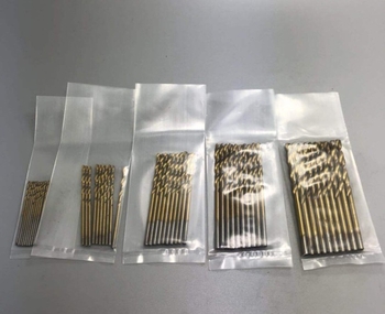 Autonomy HSS титаново покрити нитридирани спирални свредла комплект, 50 бр., за метал и дърво