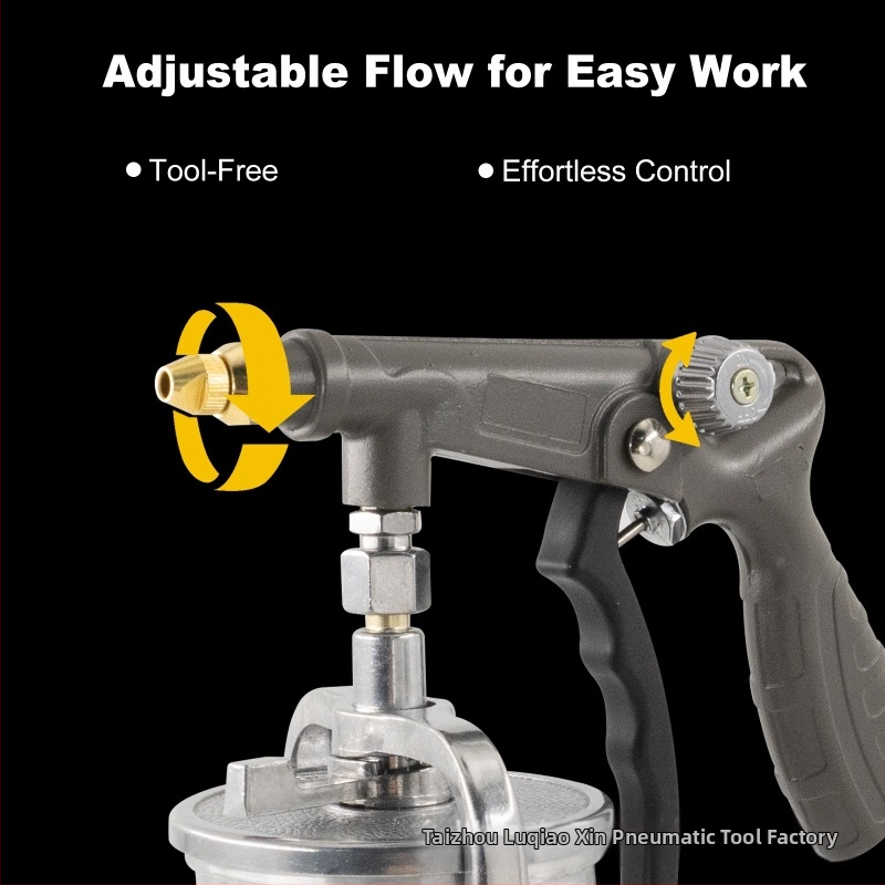 Yuxin DO-15 всмукващ пистолет за пръскане – пневматичен за боядисване на метални повърхности, серия DO-15