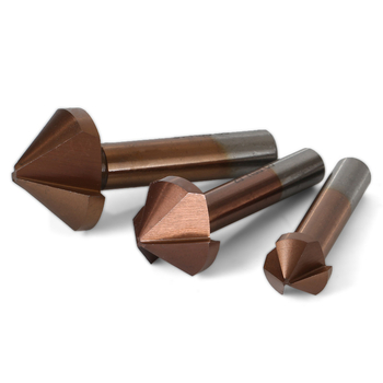 Три-лезвий инструмент за фаска и burr — кобалтово съдържаща високоскоростна стомана, 90° фаска, Yao Ao