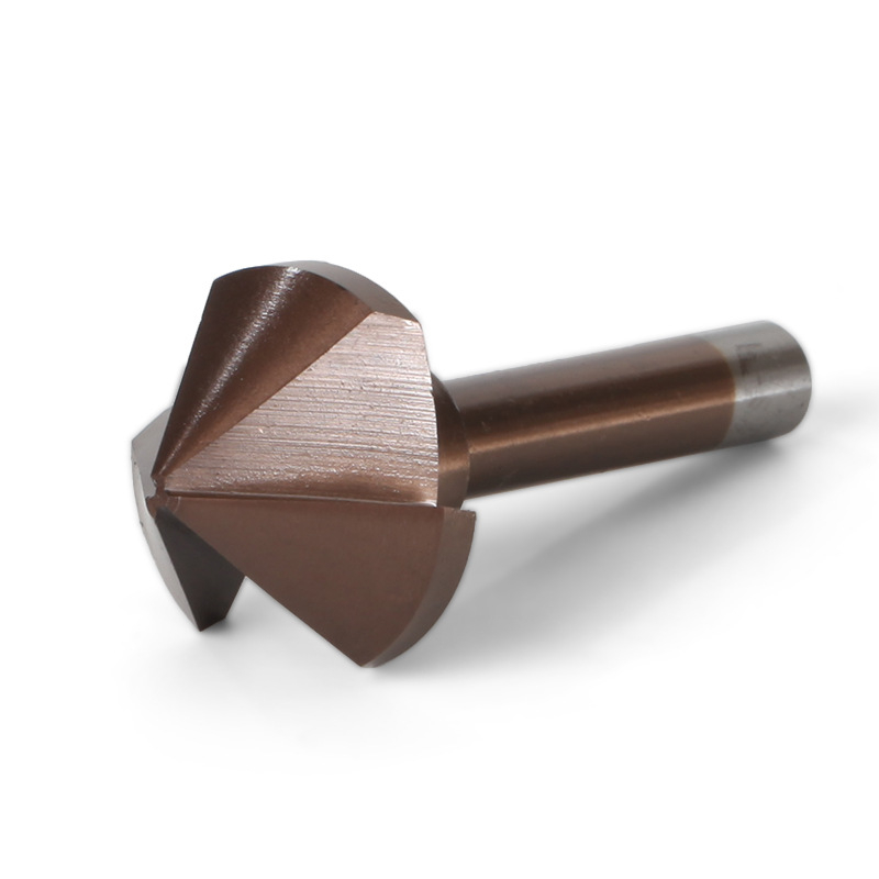 Три-лезвий инструмент за фаска и burr — кобалтово съдържаща високоскоростна стомана, 90° фаска, Yao Ao