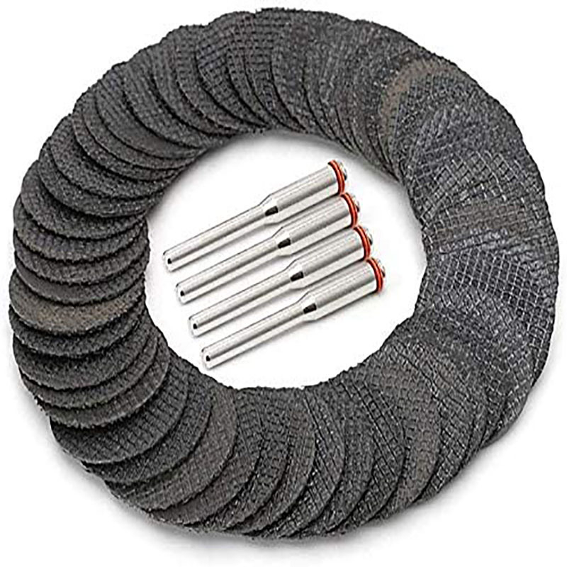 Дискове за рязане на смола, комплект от 54 части с мрежести дискове и 3,0 мм пръчка, Tiande, електрически аксесоари