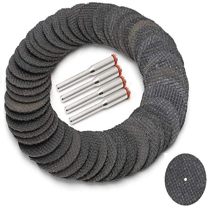 Дискове за рязане на смола, комплект от 54 части с мрежести дискове и 3,0 мм пръчка, Tiande, електрически аксесоари