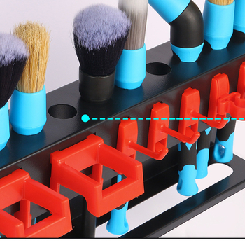 Πλαστική βούρτσα πλυσίματος αυτοκινήτου Yoda με στρογυλή κεφαλή λεπτομερειών και ράφι αποθήκευσης