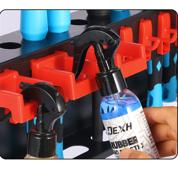 Πλαστική βούρτσα πλυσίματος αυτοκινήτου Yoda με στρογυλή κεφαλή λεπτομερειών και ράφι αποθήκευσης