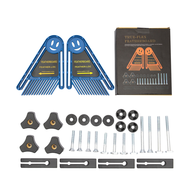 Featherboard за дървообработване – комплект за електрически циркуляр, таблична пила и ленточна пила; Tepla инженерни материали, 0.63 kg, за домашна употреба