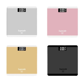 Elektroninės svėrimo svarstyklės svoriui matuoti, japonų stilius, paprastas dizainas (Maksimali apkrova: 180 kg; Maitinimas: baterija su USB įkrovimu; Funkcija: svorio matavimas)