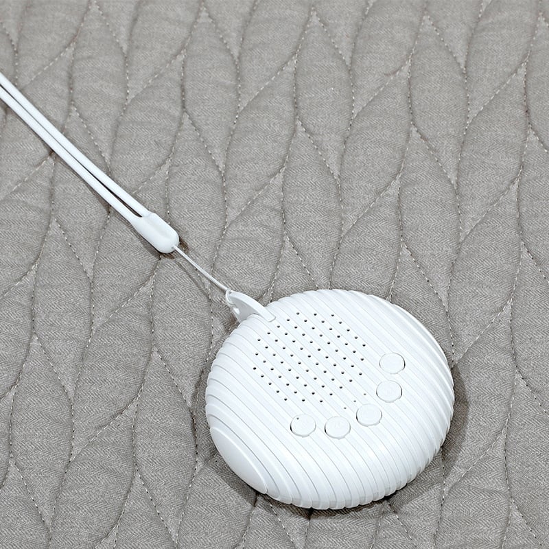 Mașină de zgomot alb pentru somnul bebelușului – dispozitiv de birou cu temporizare și funcții muzicale, baterie încorporată, autonomie peste 12 ore