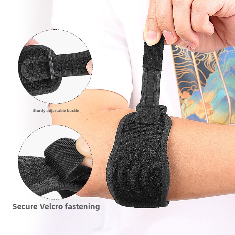 Протектори за лакти със спортна компресия за възрастни – подходящи за баскетбол, футбол, бадминтон и тенис; материал: плат, EVA, ликра