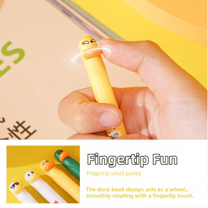 Pero s vodnou základňou – séria Magic Duck, plastové telo, nevymazateľné, špička: iné materiály, vzor kačice