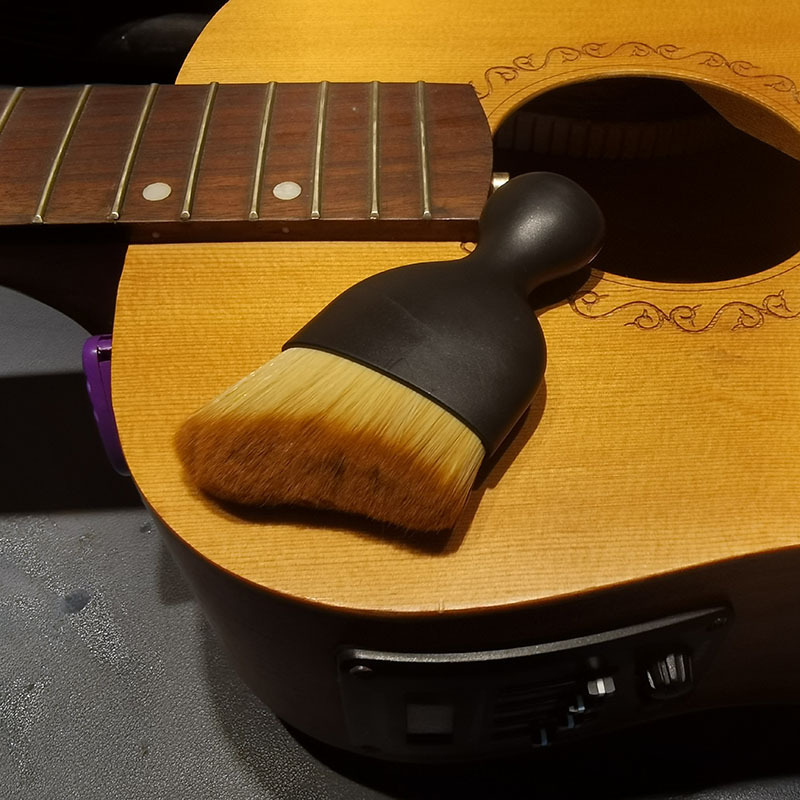 Puha sörtéjű hangszer tisztító ecset gitárhoz, hegedűhöz és zongorához – Houlang Instrumental Music