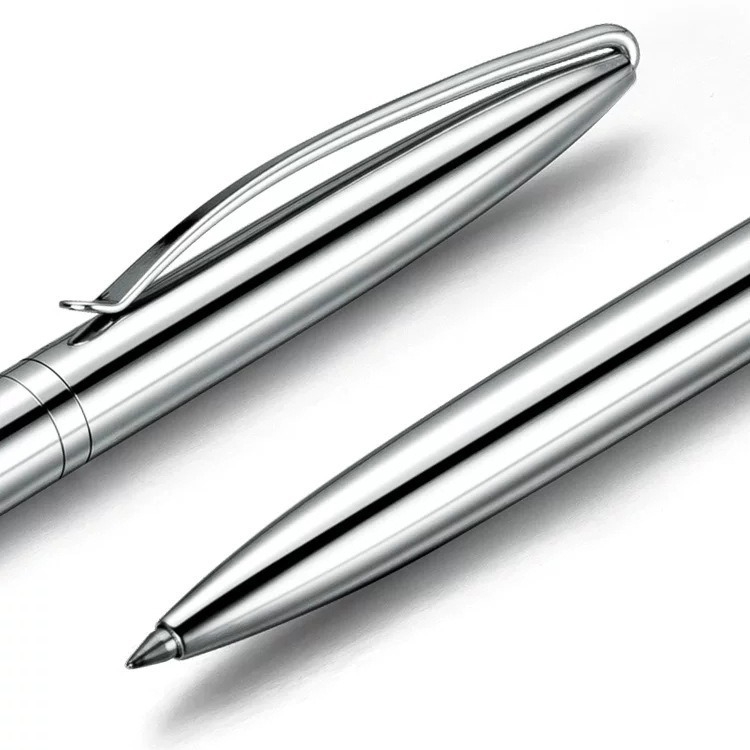 Forogó fém aláíró toll logó nyomtatással és testreszabással, ajándékba megfelelő.