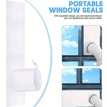 Υφασμάτινο σφράγισης παραθύρου για φορητό κλιματιστικό — πολυεστέρας, μάρκα Mcdodo/Maiduoduo, μοντέρνος μινιμαλισμός, κάλυμμα κλιματιστικού
