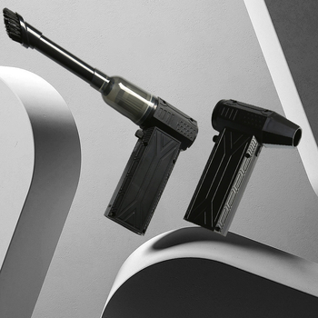 Kemping kézi ventilátor brushless motorral, beépített 2000–4000 mAh akkumulátor, 2-az-1-ben fúj és szív funkció, USB tápellátás