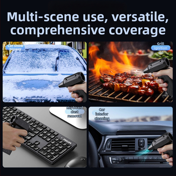 Χειροκίνητος φορητός ανεμιστήρας κάμπινγκ με μοτέρ χωρίς ψήκτρες, ενσωματωμένη μπαταρία 2000–4000 mAh, λειτουργία 2-σε-1: φύσημα και αναρρόφηση, τροφοδοσία USB