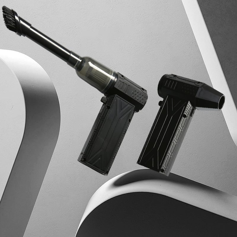 Kemping kézi ventilátor brushless motorral, beépített 2000–4000 mAh akkumulátor, 2-az-1-ben fúj és szív funkció, USB tápellátás