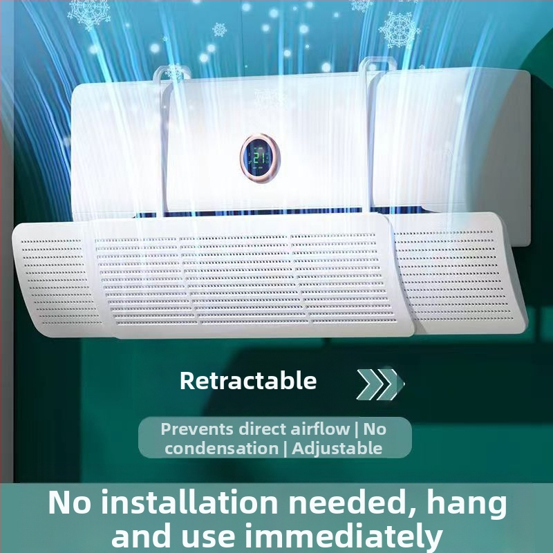 Дефлектор за въздуха на климатик, три в едно телескопичен дизайн, разтягащ се, модел SY5414