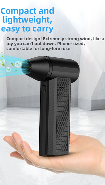 F4 Φορητός Αποχιονιστής Εξωτερικού Χώρου — 130000 rpm Μοτέρ Χωρίς Ψήκτρες, Τροφοδοσία USB, Θόρυβος 37–45 dB