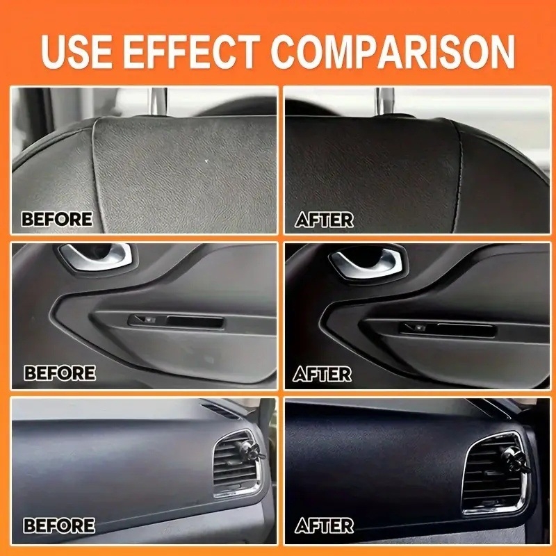 Automobiļa iekšējā kopšana: vasks panelēm un plastikai, pulēšana, ūdens bāzes formula, ilga aizsardzība, derīgums 3 gadi.