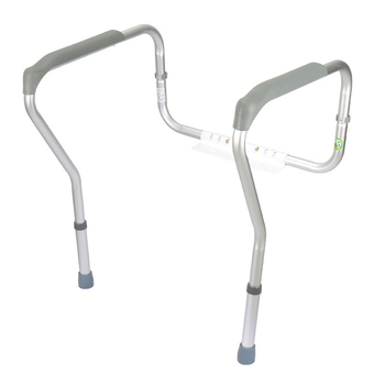 Дръжка за тоалетна в банята – марка FZK, алуминиева сплав, модел FZK-180003, монтаж без пробив, антиплъзгаща