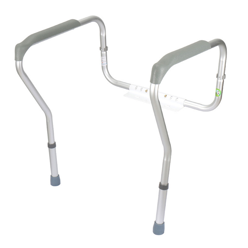 Дръжка за тоалетна в банята – марка FZK, алуминиева сплав, модел FZK-180003, монтаж без пробив, антиплъзгаща