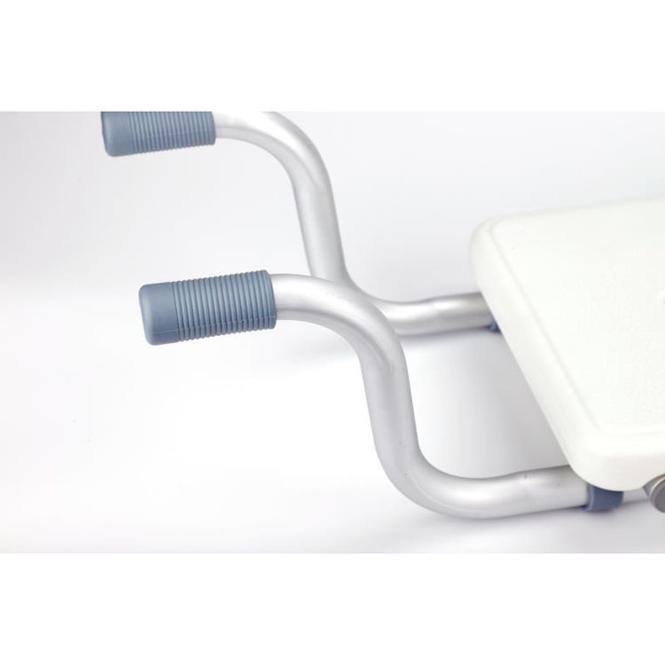 Aliuminio lydinio vonios kėdutė su reguliuojamu pločiu, neslidžia paviršiaus ir vonios laikiklis