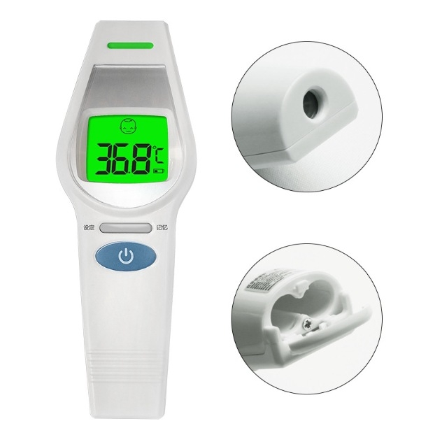 Termometru digital fara contact pentru frunte, model UFR106, oprire automată, conversie ℃/°F, 20 memorii